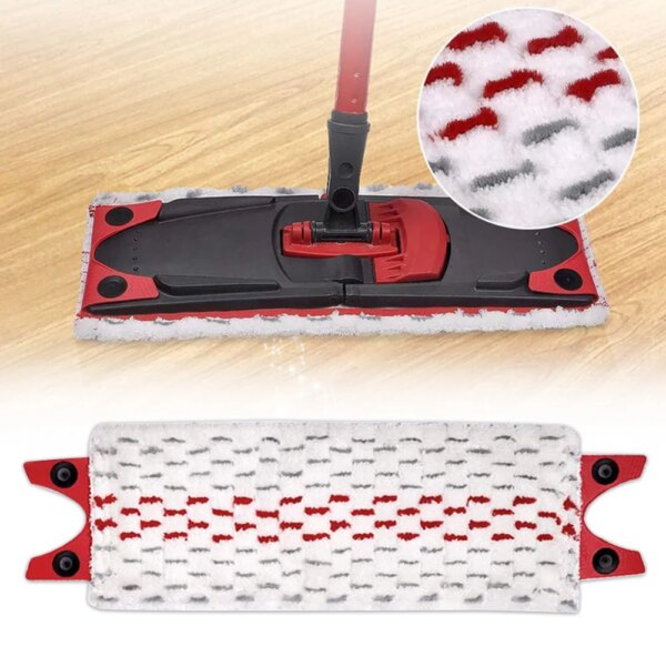 3pcs Mop Pads Reusable Bathroom Home Floor Washable Cleaning Accessories Kitchen Microfibre Cloth Flat Spin For Vileda UltraMax