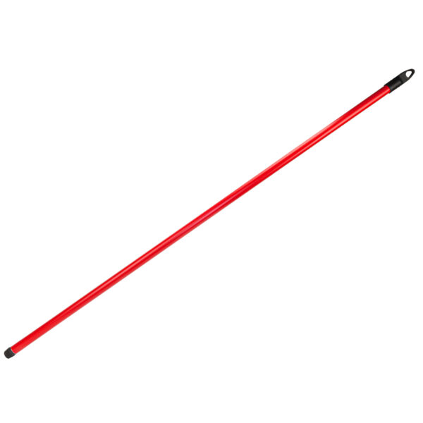 Universeel bruikbare Bezemsteel - dweil steel - metaal/kunststof - 120 cm - ophang oog -