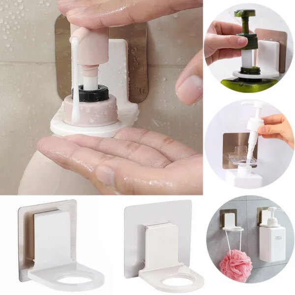 Adhesive Multi-Purpose Hooks Wall Mounted Mop Organizer Holder RackBrush Broom Hanger Hook Kitchen bathroom Strong Hooks