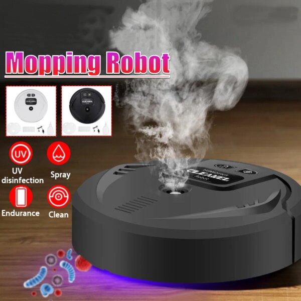 Fully Automatic Multifunctional Smart Robot Cleaner USB Charging Sweeping Robot Dry and Wet Spray Mop Spray Aerosol Disinfecting