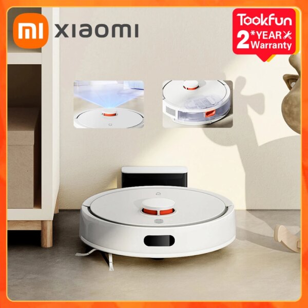 XIAOMI MIJIA Robotstofzuigers Mop 3C Plus Enhanced Edition Pro C103 5000PA Zuig Vegen Wasmop APP