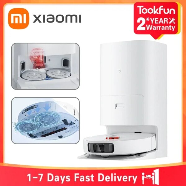 XIAOMI MIJIA Omni Robotstofzuigers Mop Smart Base Vuilafvoer Stofafzuiging Auto Leeg Dock
