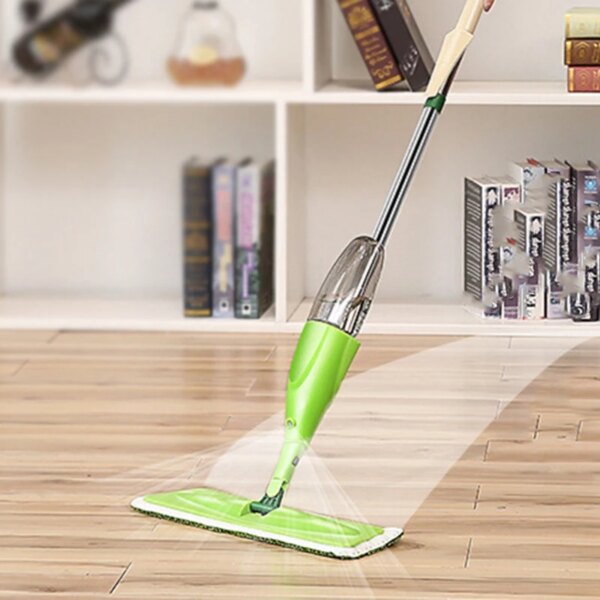 hot sale Magic Spray Mop Wooden Floor with Reusable Microfiber Pads 360 Degree Handle Home Windows Kitchen Mop Sweeper Broom Cle